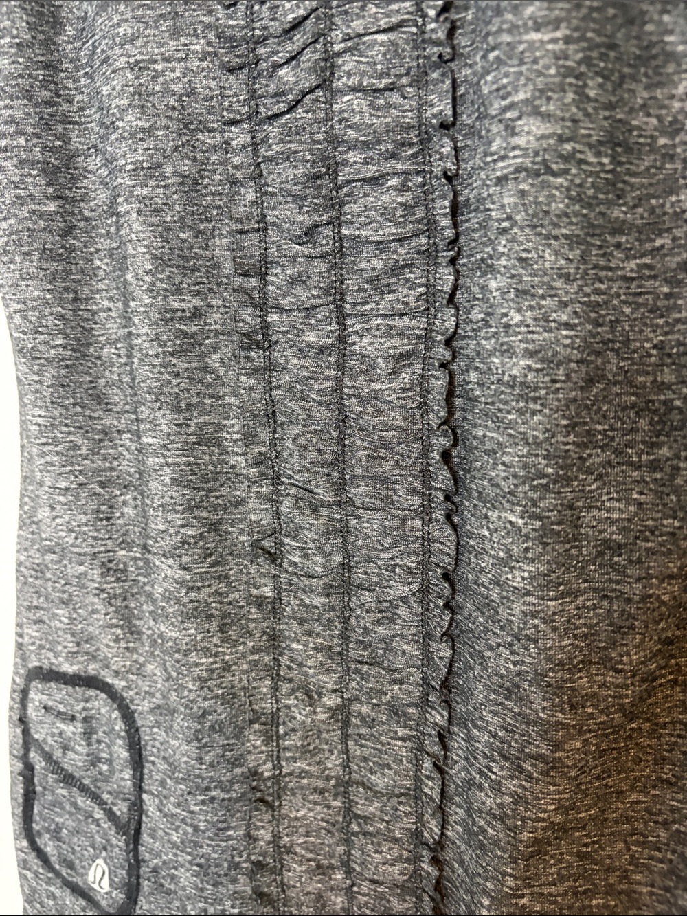 2 for $25 lululemon athletica Dark Heather Gray Sleeveless Tank - Picture 3 of 5